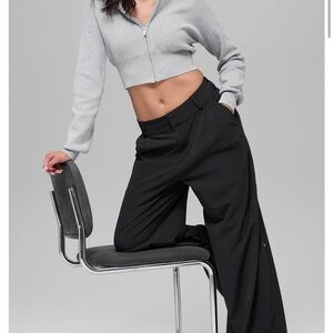 Alo Yoga Dreamscape Trouser (long) Women's Black Wide-Leg Pants